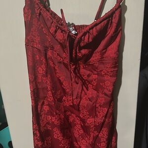 Never worn princess polly red dresss